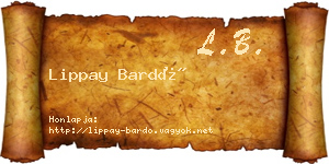 Lippay Bardó névjegykártya